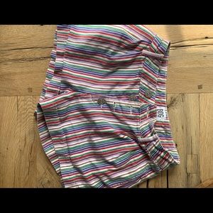 Striped rainbow shorts